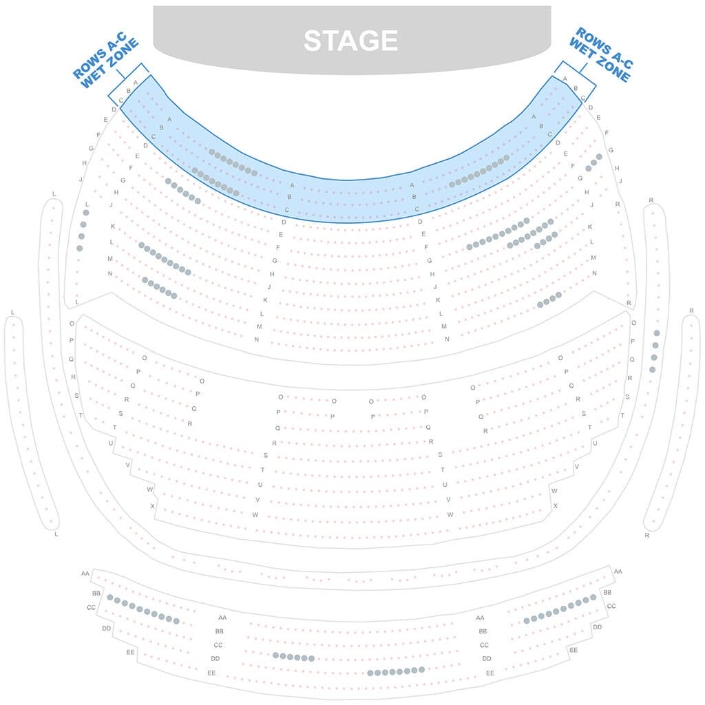 O By Cirque Du Soleil Seating Chart